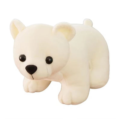 White Polar Bear Stuffed Plush - Zambeel