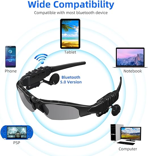 Wireless Bluetooth Headset Sunglasses - Zambeel