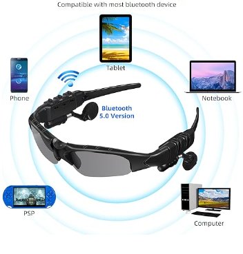 Wireless Bluetooth Headset Sunglasses - Zambeel