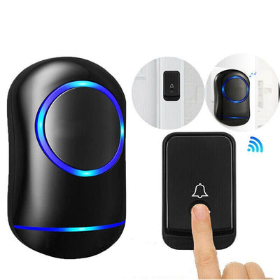 Wireless Door Bells Waterproof Long Range Plug In Home Cordless Doorbell - Zambeel