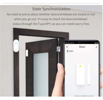 Wireless Door Sensor Detection Alarm Sensor - Zambeel