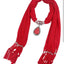 Women Scarf with Necklace Jewellery - Zambeel