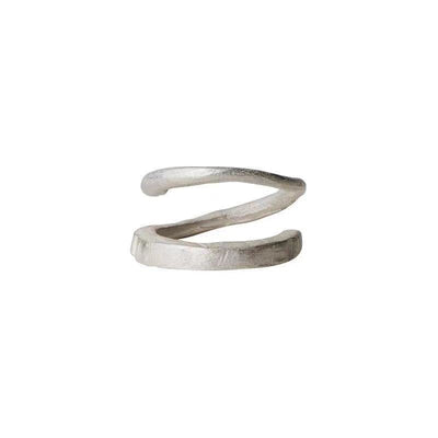 Women's Fashion Handmade Frosted Double - layer Ring - Zambeel