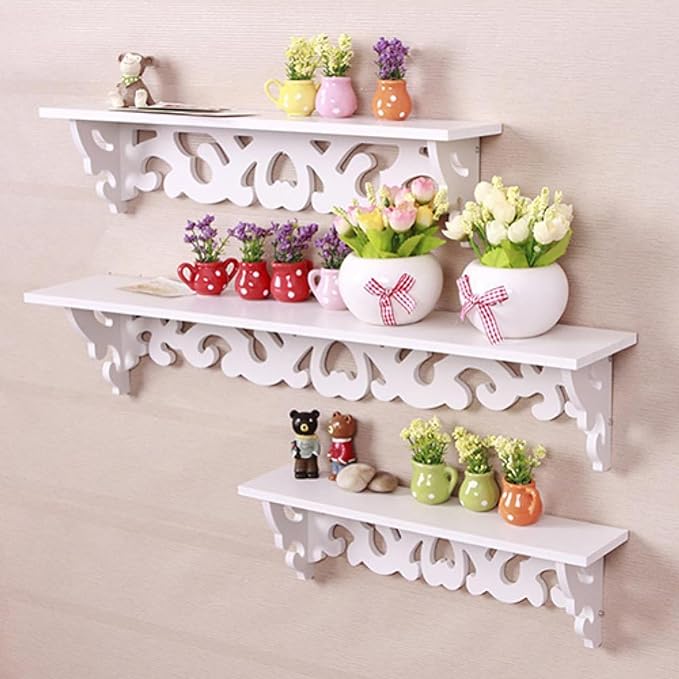 Wood Floating Wall Mounted Shelves - Zambeel