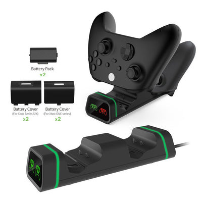 XboxSeriesX S wireless Controller Dual Charging SLIM ONE X Dual Battery Charging Kit - Zambeel